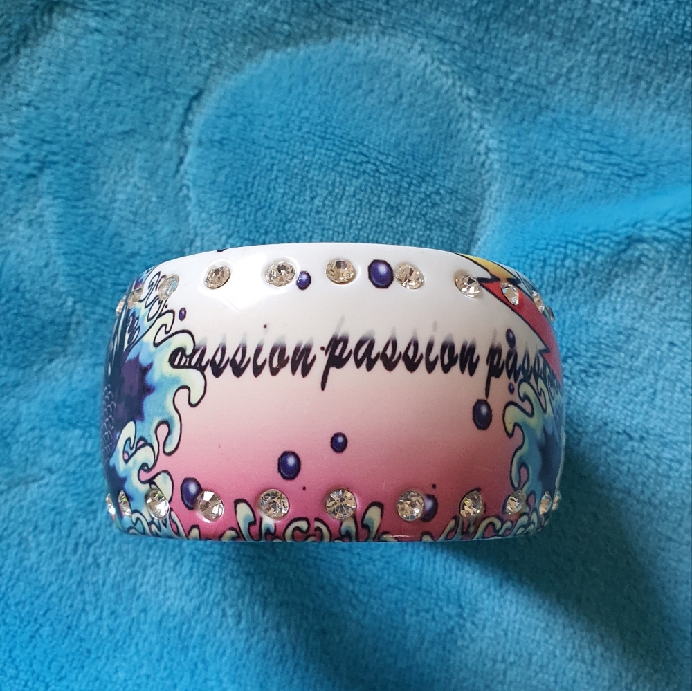 Bold Acrylic Eagle Bangle Bracelet - image 6